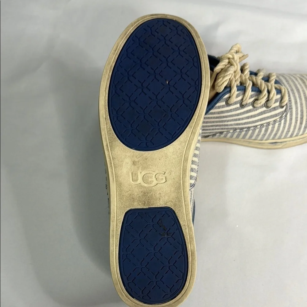 UGG Blue and Cream Sneakers with Nautical Style